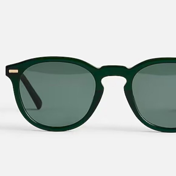Madewell green round sunglasses - Picture 2 of 9